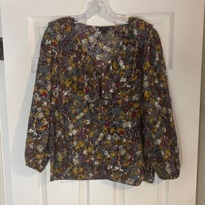 Ann Taylor Floral Print Women's Top